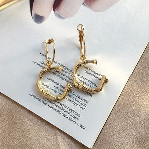 A~Z gold hoop earrings for girls