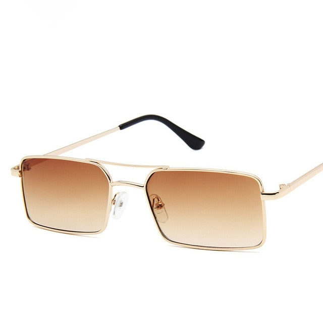 Fashion Tiny Narrow Rectangle Sunglasses Women Thin Small Sun Glasses Brand Designer Vintage Glasses