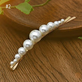 Acrylic Imitation Pearl Women Barrettes Elegant for female girl Hair Clip Hairgrips Hair Accessories