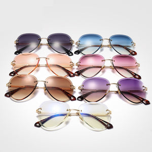 Sunglasses Women Men Driving UV400 Sun Glasses Clear Vintage Glasses