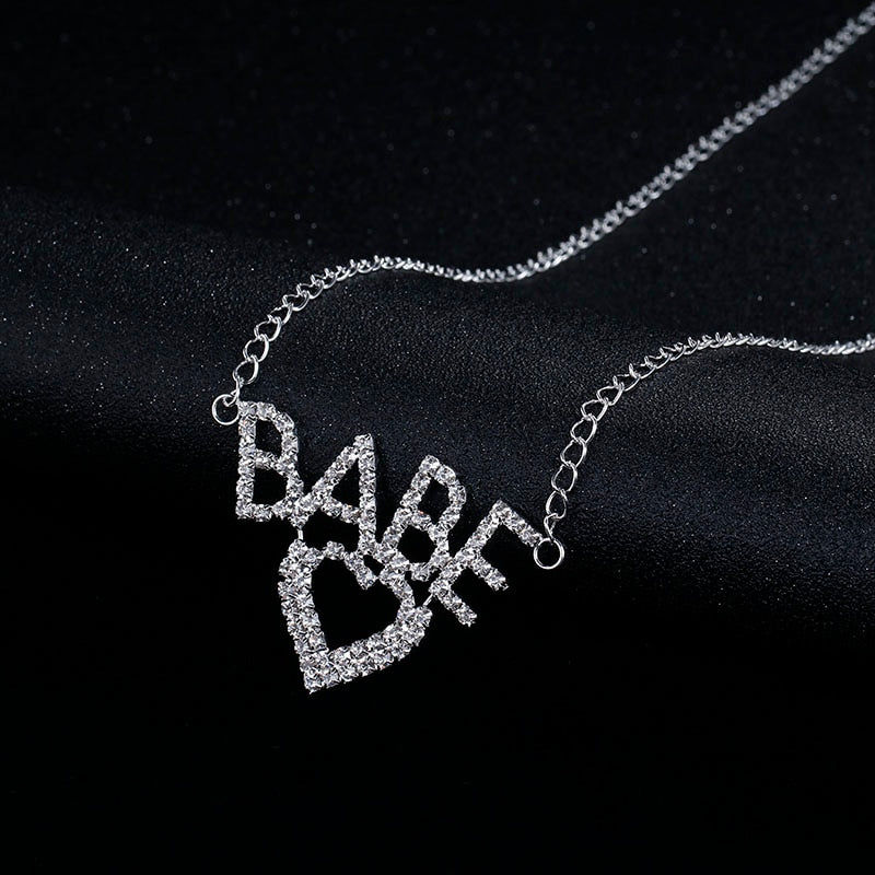 Silver Rhinestone Crystal Body Chain