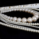 Women's Long Layered Chains / Pearl Strand / Long Necklace Multilayer, Normal Length White Fashionable Necklaces Jewelry