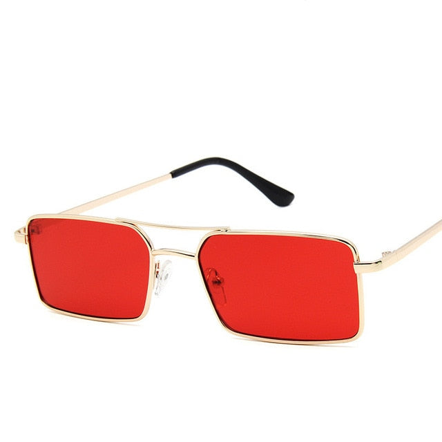 Fashion Tiny Narrow Rectangle Sunglasses Women Thin Small Sun Glasses Brand Designer Vintage Glasses