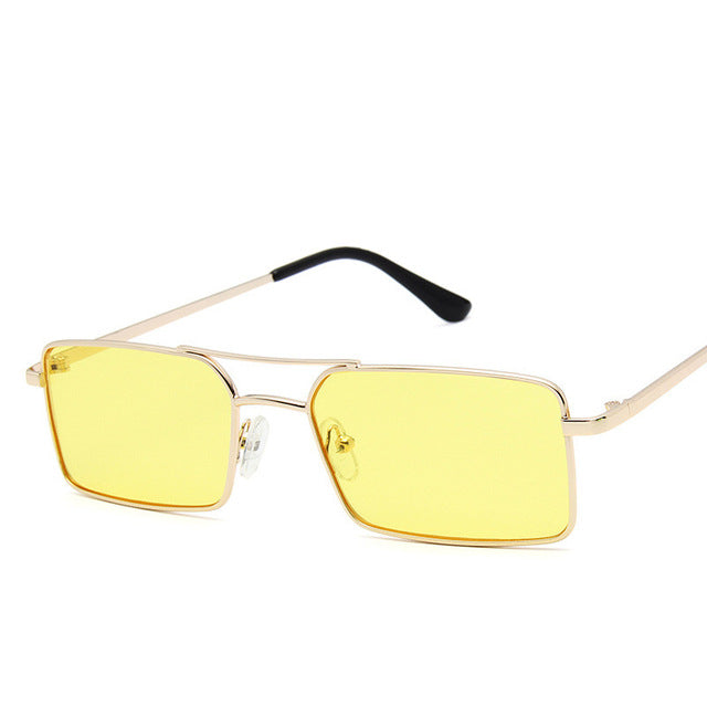Fashion Tiny Narrow Rectangle Sunglasses Women Thin Small Sun Glasses Brand Designer Vintage Glasses