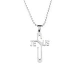 JESUS CROSS Fashion Pendant Necklace Jewelry Stainless Steel Chain