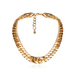 Punk Hip Hop Curb Cuban Thick Short Choker Necklace Men Simple Minimalist Chunky Collar Necklace