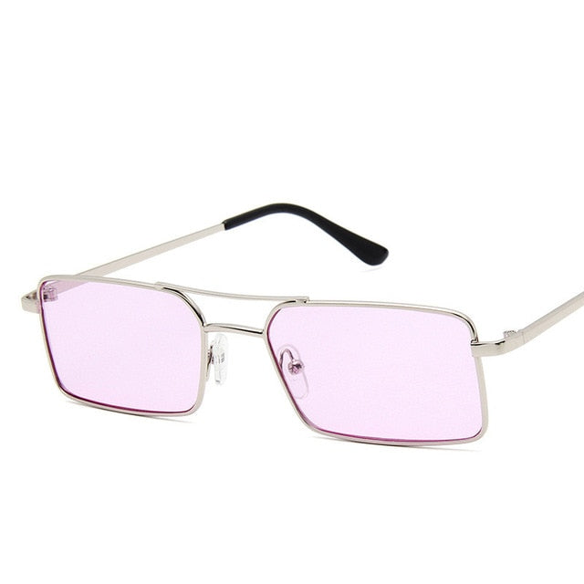 Fashion Tiny Narrow Rectangle Sunglasses Women Thin Small Sun Glasses Brand Designer Vintage Glasses