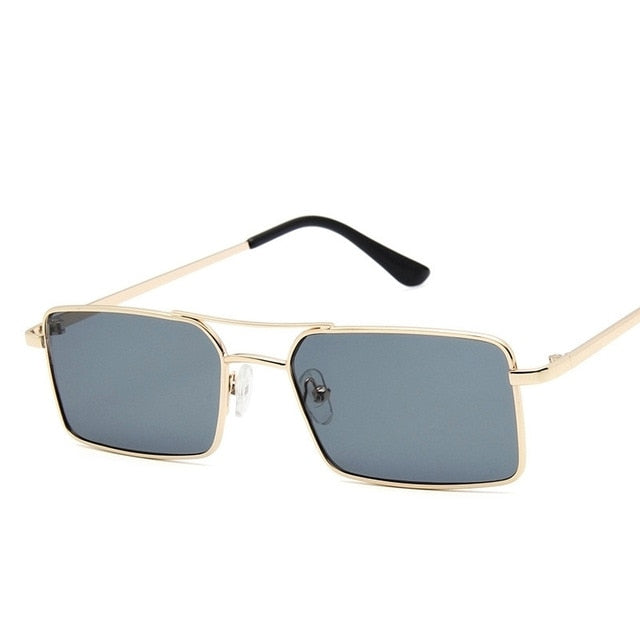 Fashion Tiny Narrow Rectangle Sunglasses Women Thin Small Sun Glasses Brand Designer Vintage Glasses