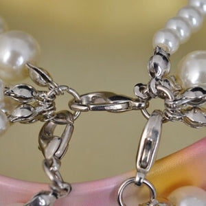 Women's Long Layered Chains / Pearl Strand / Long Necklace Multilayer, Normal Length White Fashionable Necklaces Jewelry