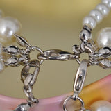 Women's Long Layered Chains / Pearl Strand / Long Necklace Multilayer, Normal Length White Fashionable Necklaces Jewelry