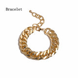 Punk Hip Hop Curb Cuban Thick Short Choker Necklace Men Simple Minimalist Chunky Collar Necklace