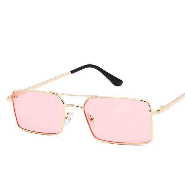 Fashion Tiny Narrow Rectangle Sunglasses Women Thin Small Sun Glasses Brand Designer Vintage Glasses