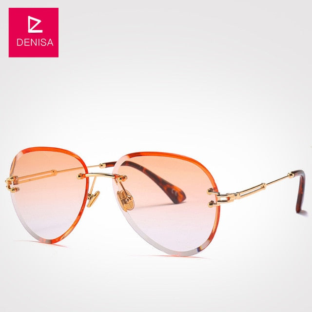 Sunglasses Women Men Driving UV400 Sun Glasses Clear Vintage Glasses