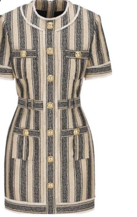 New High end Temperament Dress Sequins Sleeveless Dress Dress Woolen Cloth Hip Wrapped Dress for Women