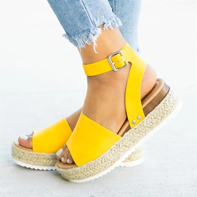 Sandals Women Wedges Shoes Pumps High Heels Sandals Summer Flip Flop Chaussures Femme Platform Sandals Sandalia Feminina
