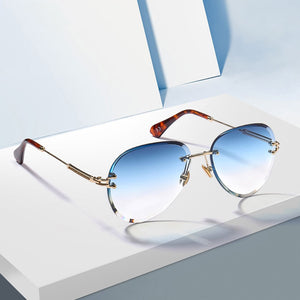 Sunglasses Women Men Driving UV400 Sun Glasses Clear Vintage Glasses