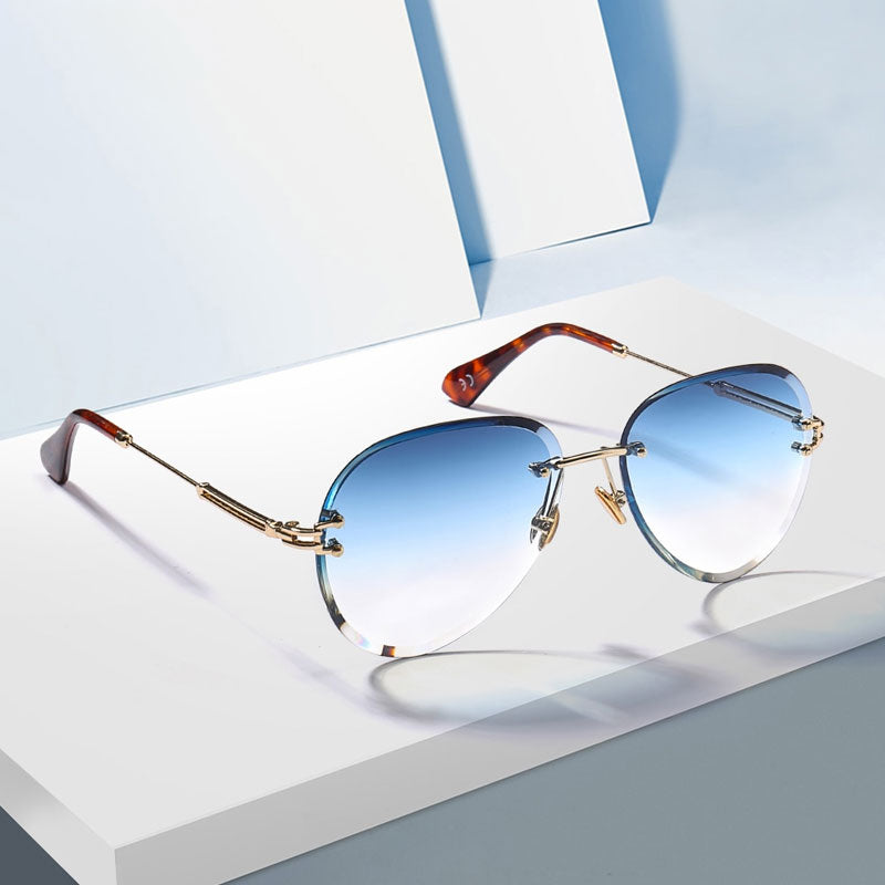 Sunglasses Women Men Driving UV400 Sun Glasses Clear Vintage Glasses
