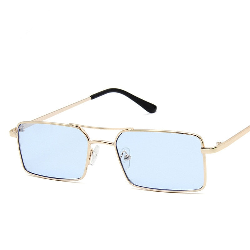 Fashion Tiny Narrow Rectangle Sunglasses Women Thin Small Sun Glasses Brand Designer Vintage Glasses