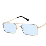 Fashion Tiny Narrow Rectangle Sunglasses Women Thin Small Sun Glasses Brand Designer Vintage Glasses