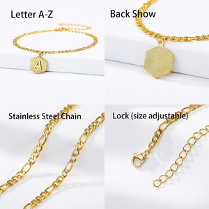 Anklet For Women A-Z Initial Letter